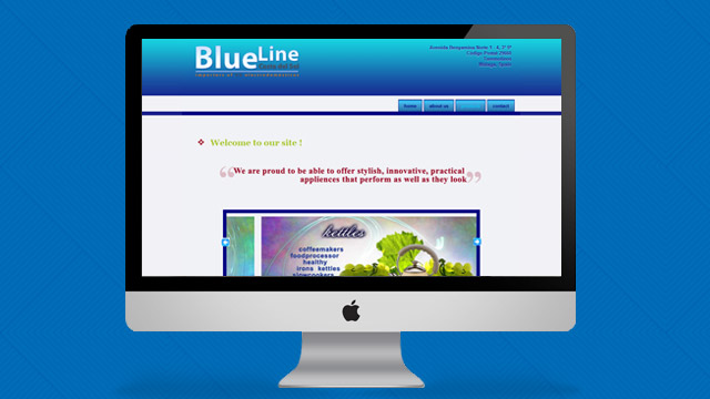 captura pantalla web Blueline Costa del Sol